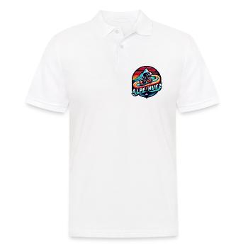 Alpe d'Huez for cycling enthusiasts - Men's Polo Shirt - white - Front - Kai (181cm)