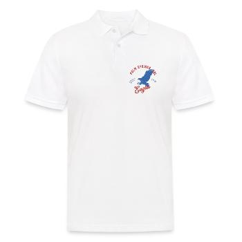 Palm-Springs California Sports Retro Vintage Design - Männer Poloshirt - Weiß - Vorne - Kai (181cm)