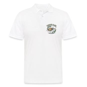 Triops Club – Seit der Urzeit - Männer Poloshirt - Weiß - Vorne - Kai (181cm)