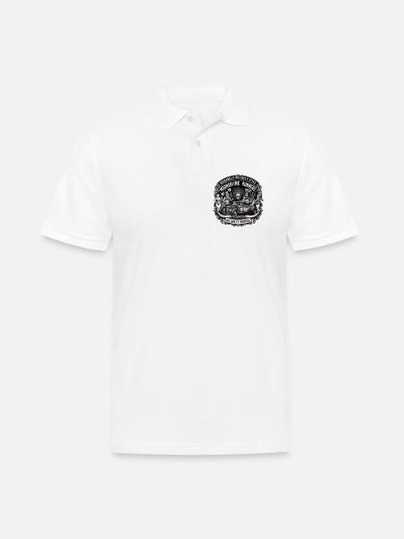 Moonshine Runners Hillbilly Garage 1950 - Männer Poloshirt - Weiß