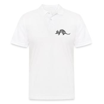 Armadillo Tribal Tattoo - Men's Polo Shirt - white - Front - Kai (181cm)