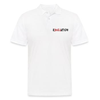 Love Revolution - Men's Polo Shirt - white - Front - Kai (181cm)