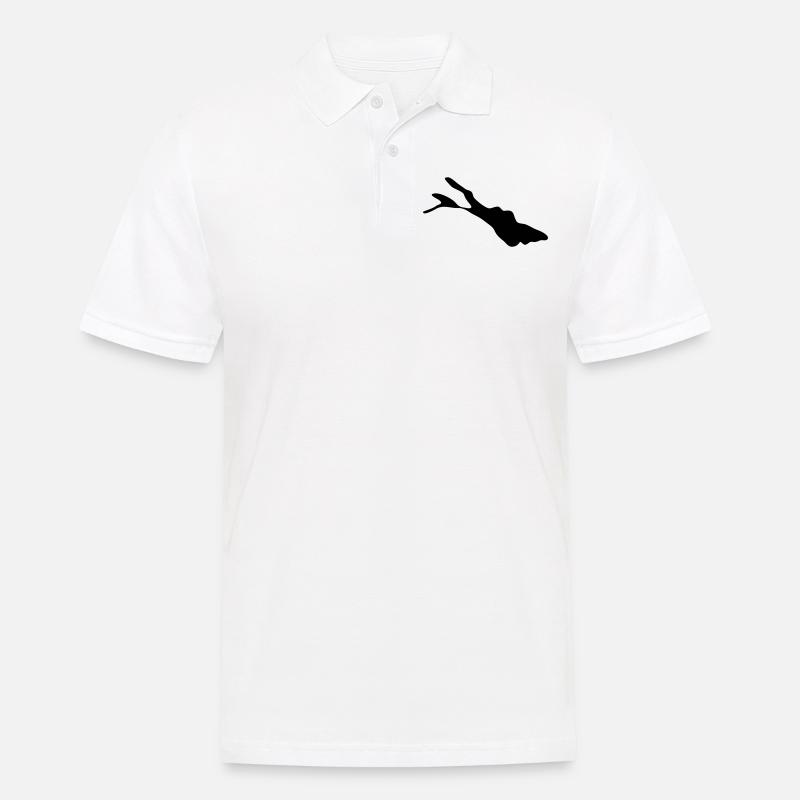 Bodensee - Männer Poloshirt - Weiß