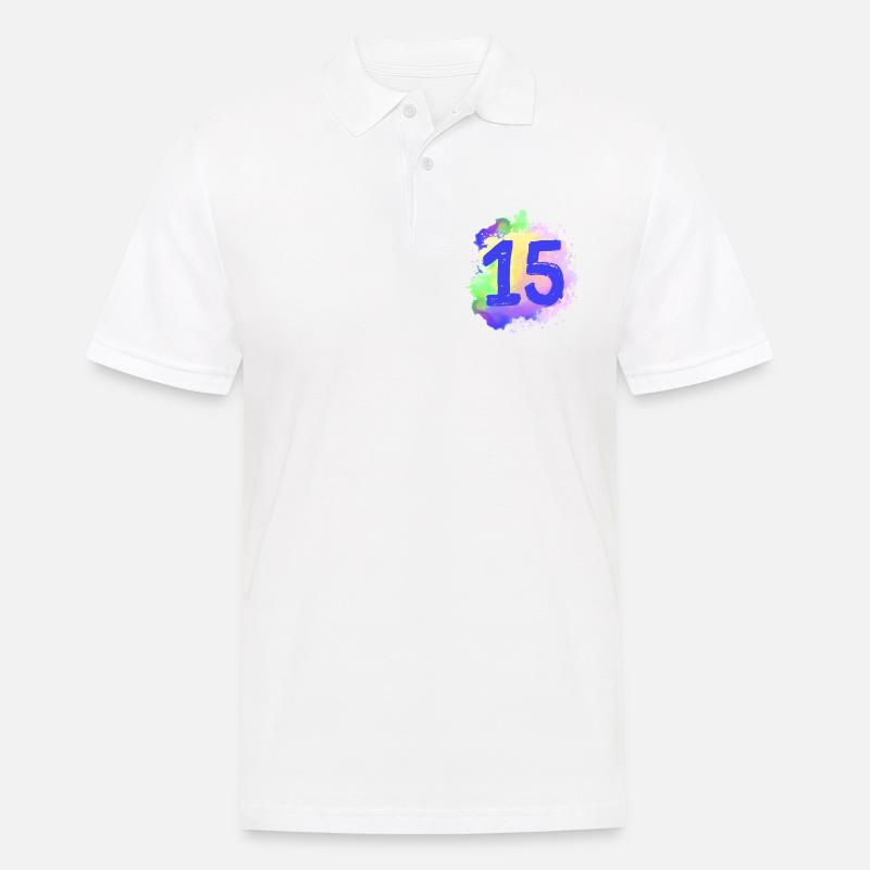 15 Nombre d’objets blob - Polo Homme - blanc