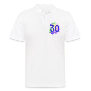 30 Nombre d’objets blob - Polo Homme - blanc - Devant - Kai (181cm)