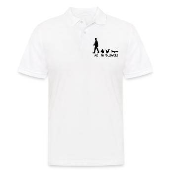 I Mes Followers Écureuils Amoureux Rongeurs - Polo Homme - blanc - Devant - Kai (181cm)