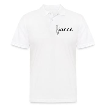 Verlobte Matching Verlobung Geschenk Hochzeit des Bräutigams - Männer Poloshirt - Weiß - Vorne - Kai (181cm)
