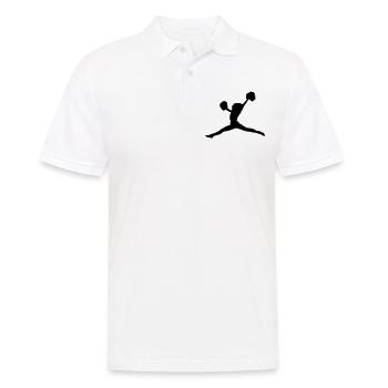 silhouette de pom-pom girl - Polo Homme - blanc - Devant - Kai (181cm)