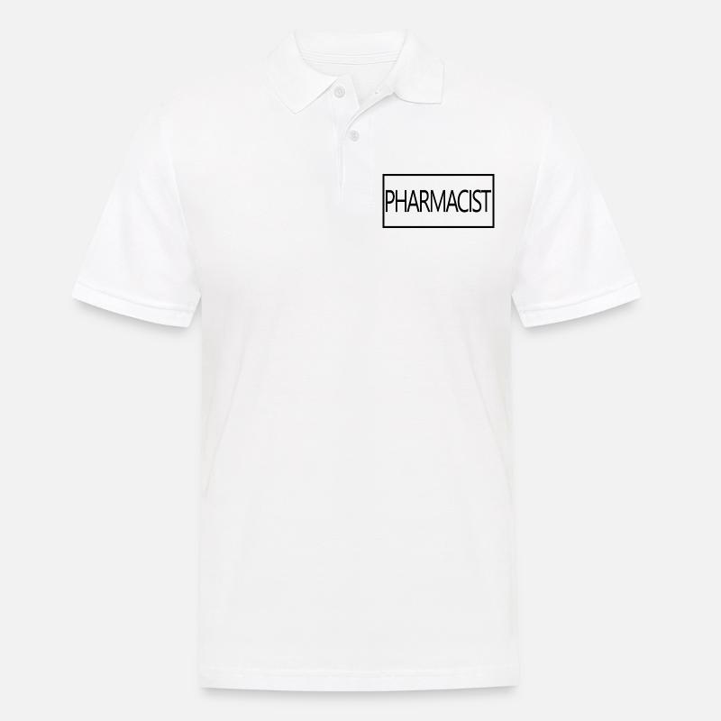 Apotheker Stolzer Absolvent des Apothekerstudiums - Männer Poloshirt - Weiß