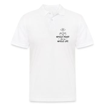 Déclaration d'amour - Polo Homme - blanc - Devant - Kai (181cm)