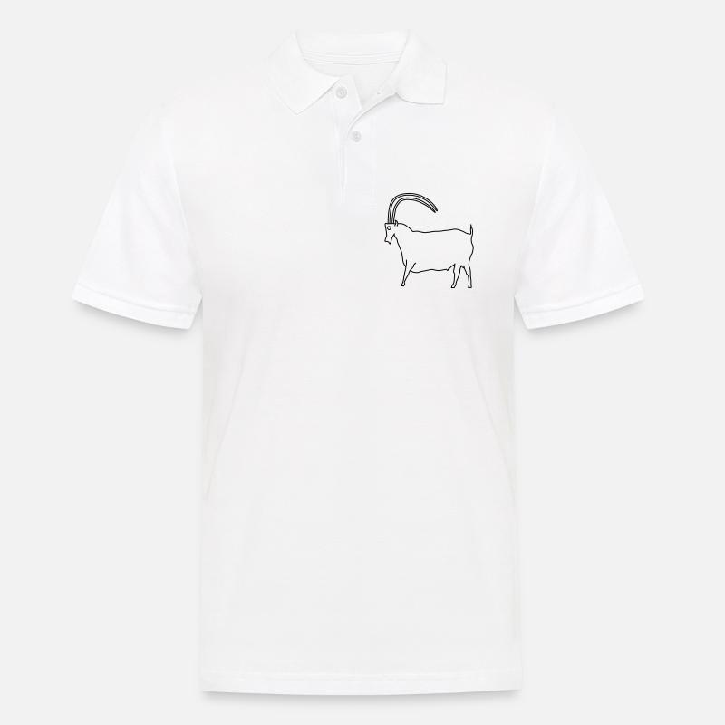 bock11082022 - Männer Poloshirt - Weiß