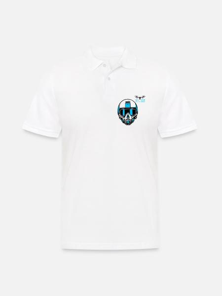 Drohnenpilot 2 - Männer Poloshirt - Weiß