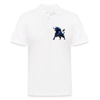 Bull - Men's Polo Shirt - white - Front - Kai (181cm)