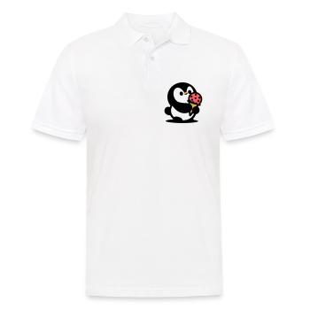 Petit manchot avec de la glace - Polo Homme - blanc - Devant - Kai (181cm)