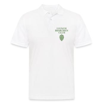 Lecker Bierchen Club - Lecker Bierchen - Bier - Männer Poloshirt - Weiß - Vorne - Kai (181cm)