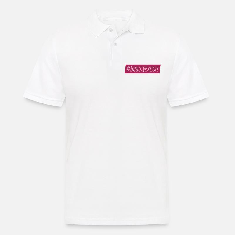 Schönheits Experte - Männer Poloshirt - Weiß