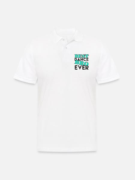 Bester Tanzbruder aller Zeiten - Ball - Männer Poloshirt - Weiß