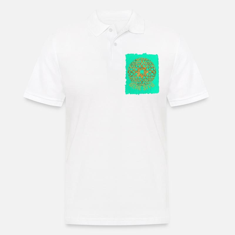 Nœud celtique 18 E 95 - Polo Homme - blanc