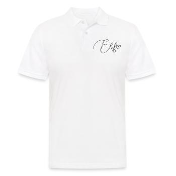 Elif Name Vorname Mädchen - Männer Poloshirt - Weiß - Vorne - Kai (181cm)