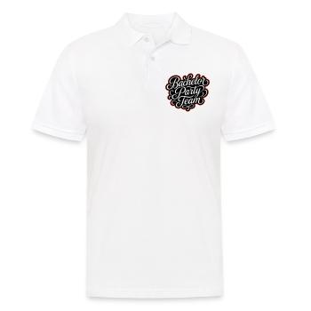 Bachelor Party Team - Männer Poloshirt - Weiß - Vorne - Kai (181cm)