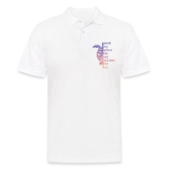 Turtle Schildröte - Männer Poloshirt - Weiß - Vorne - Kai (181cm)