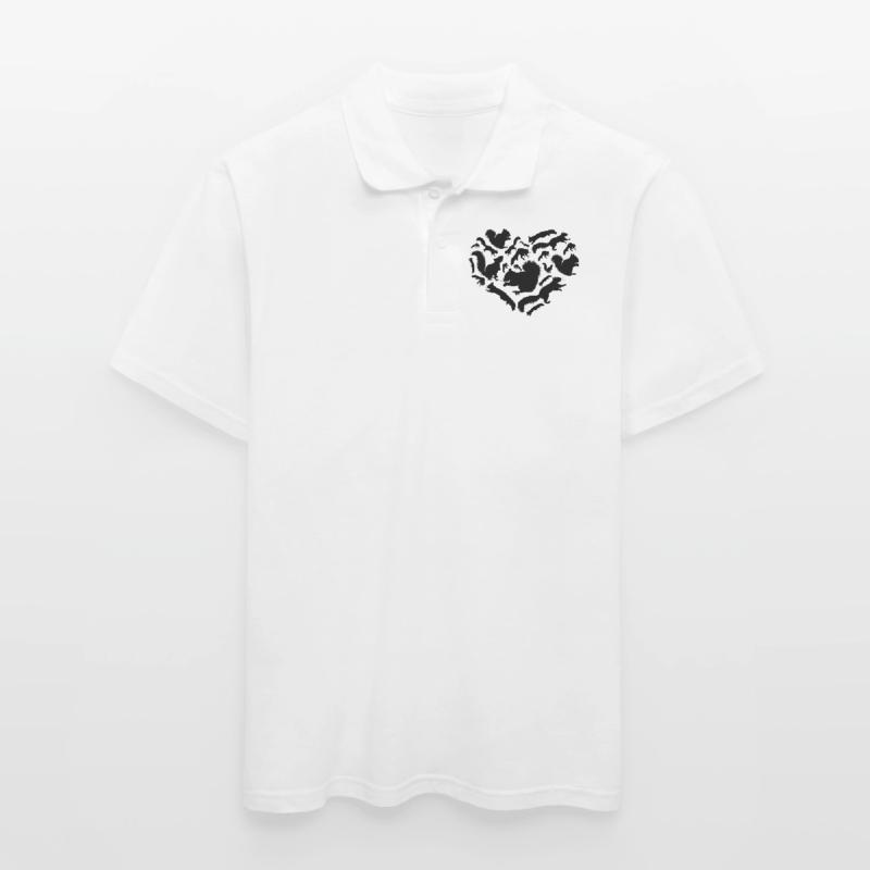 Eichhörnchen mit Eichhörnchen, süßes Eichhörnchen Männer Poloshirt