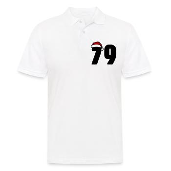 79 Number Christmas - Men's Polo Shirt - white - Front - Kai (181cm)