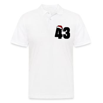 43 Numéro Noël - Polo Homme - blanc - Devant - Kai (181cm)