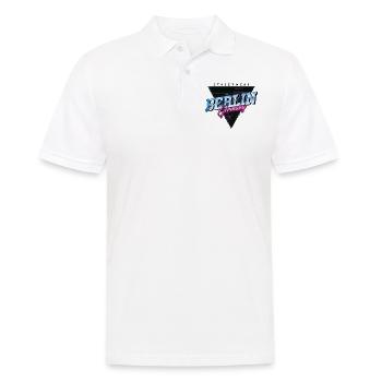 Berlin Deutschland Stadt Skyline Vintage Retro - Männer Poloshirt - Weiß - Vorne - Kai (181cm)