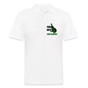 Stay away from alcohol - Men's Polo Shirt - white - Front - Kai (181cm)