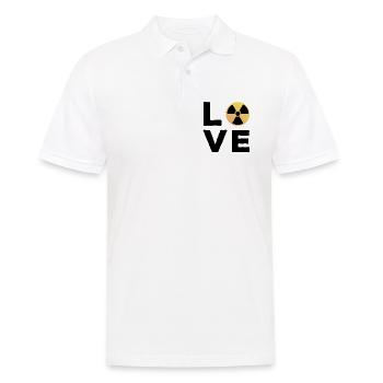 Love Cadeau Manip radio Radiologue Radiologie - Polo Homme - blanc - Devant - Kai (181cm)