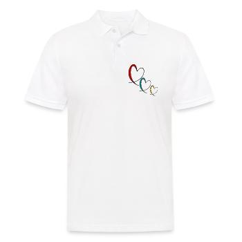 BONNE FÊTE. MAMAN. FÊTE DES MÈRES - Polo Homme - blanc - Devant - Kai (181cm)