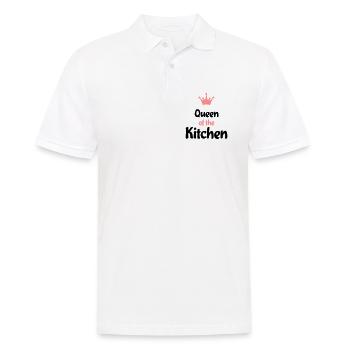 Cooking apron for your dinner - Men's Polo Shirt - white - Front - Kai (181cm)