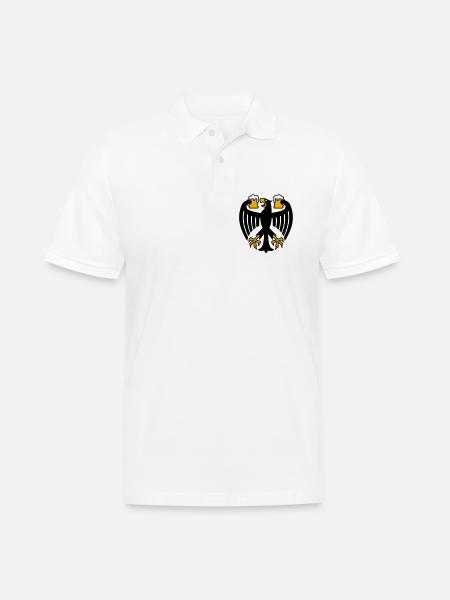 Germany Beer Federal Eagle - Men's Polo Shirt - white