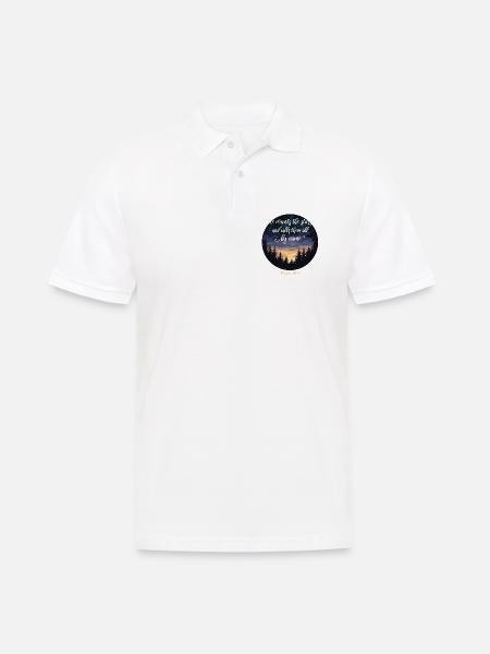 Bibelvers Christlich Religiös - Männer Poloshirt - Weiß