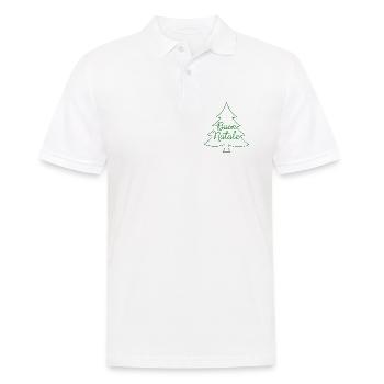 Buon Natale Christmas Tree Christmas Design - Men's Polo Shirt - white - Front - Kai (181cm)
