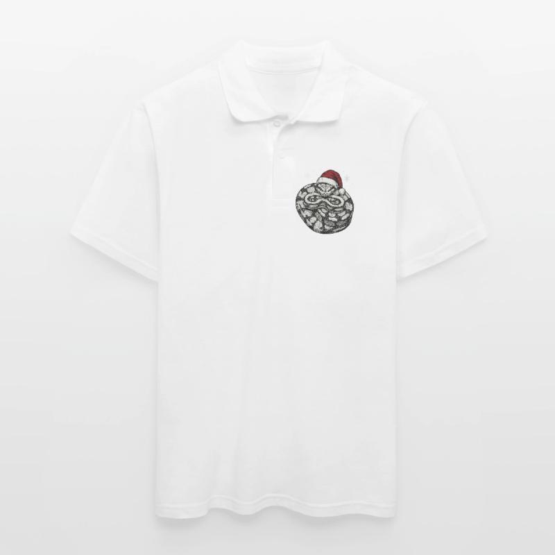 Serpent roi python roi de Noël Python boule Polo Homme