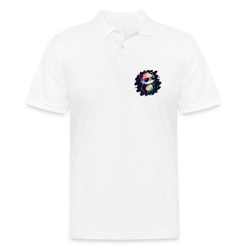 Panda Rainbow Galaxy Cool Glasses - Men's Polo Shirt - white - Front - Kai (181cm)