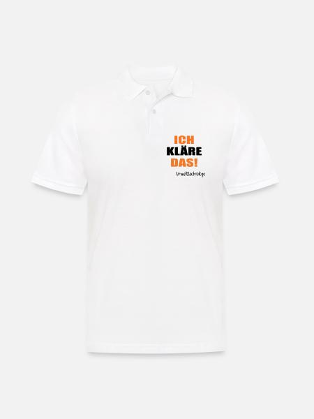 Umwelttechnologe Abwasser - Männer Poloshirt - Weiß
