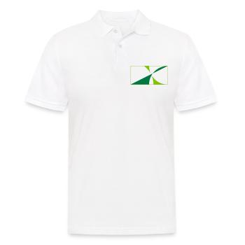Alles im richtigen Verhältnis! - Männer Poloshirt - Weiß - Vorne - Kai (181cm)