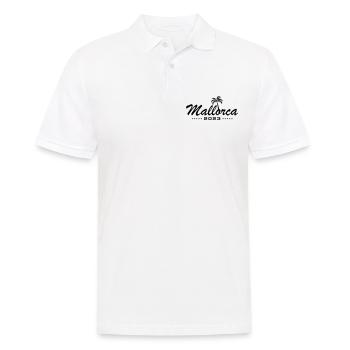 Mallorca 2023 - Männer Poloshirt - Weiß - Vorne - Kai (181cm)
