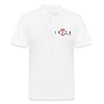 Ibiza Crew Anker Palme Urlaub - Männer Poloshirt - Weiß - Vorne - Kai (181cm)
