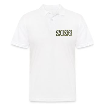 2023 année - Polo Homme - blanc - Devant - Kai (181cm)