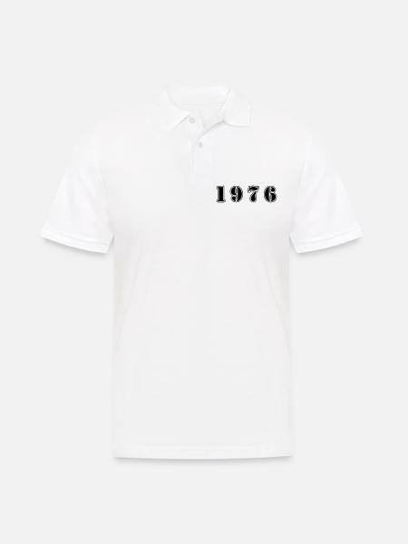 1976 anniversaire - Polo Homme - blanc
