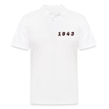 1943 Year Number - Men's Polo Shirt - white - Front - Kai (181cm)