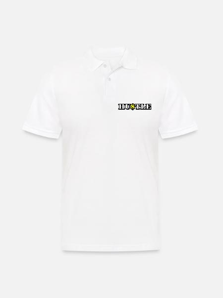 Hustle Quota - Men's Polo Shirt - white