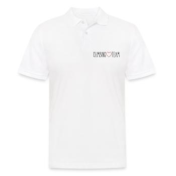 Cœur de l’équipe d’escalade - Polo Homme - blanc - Devant - Kai (181cm)