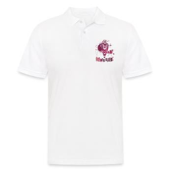 Bikers made in France - Men's Polo Shirt - white - Front - Kai (181cm)
