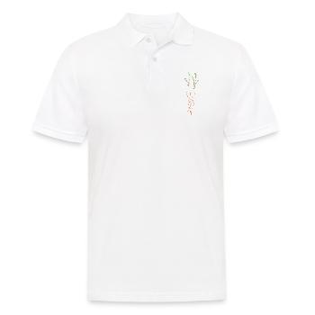 Cuddles HUGS carrots line art - Men's Polo Shirt - white - Front - Kai (181cm)