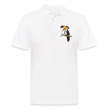 Kawaii Toucan - Polo Homme - blanc - Devant - Kai (181cm)